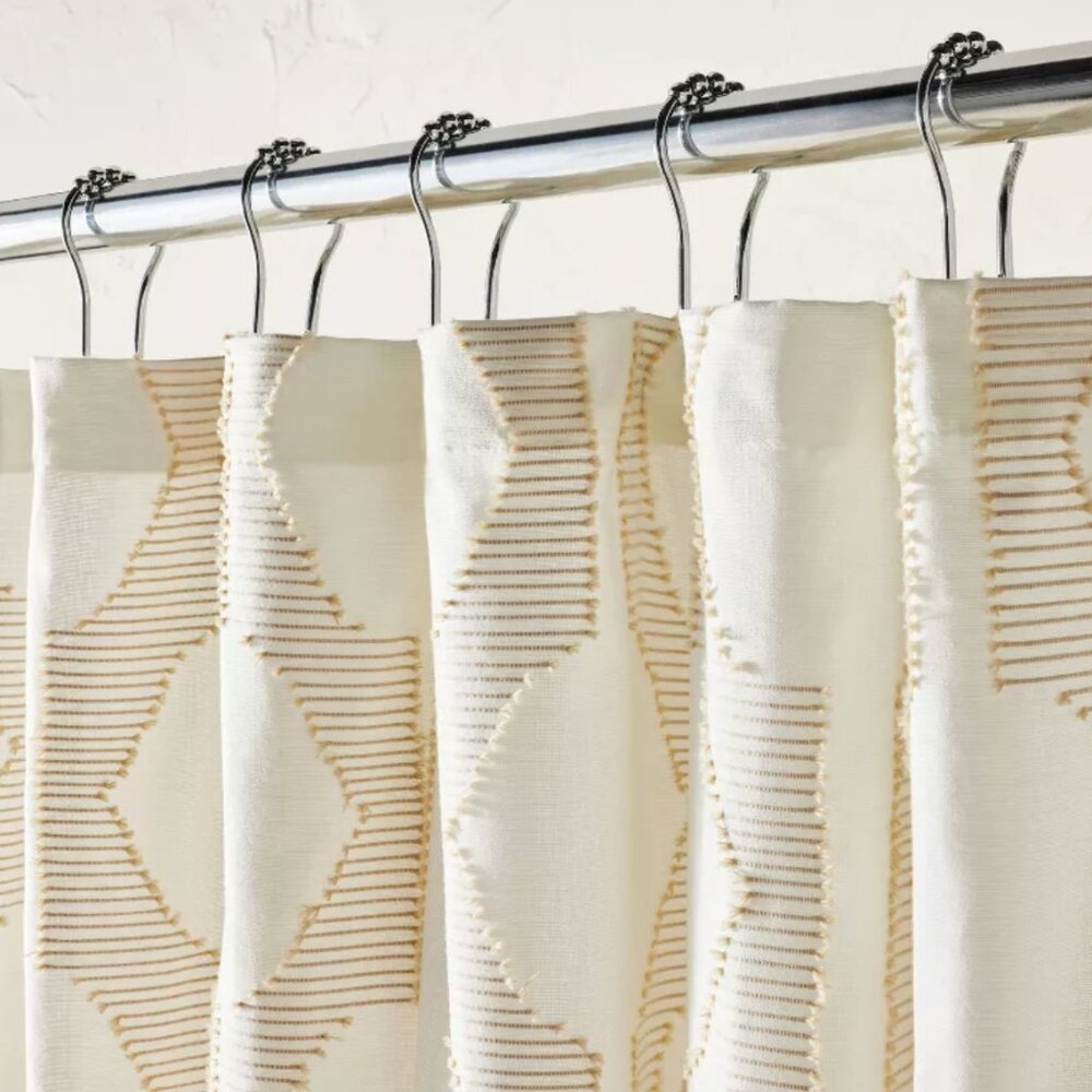 In The Name of Love Clipped Shower Curtain- Opalhouse Designed by Jungalow NWT - Picture 3 of 4
